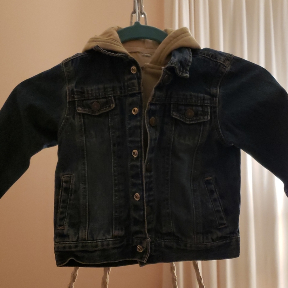 GreenDog hooded denim jacket